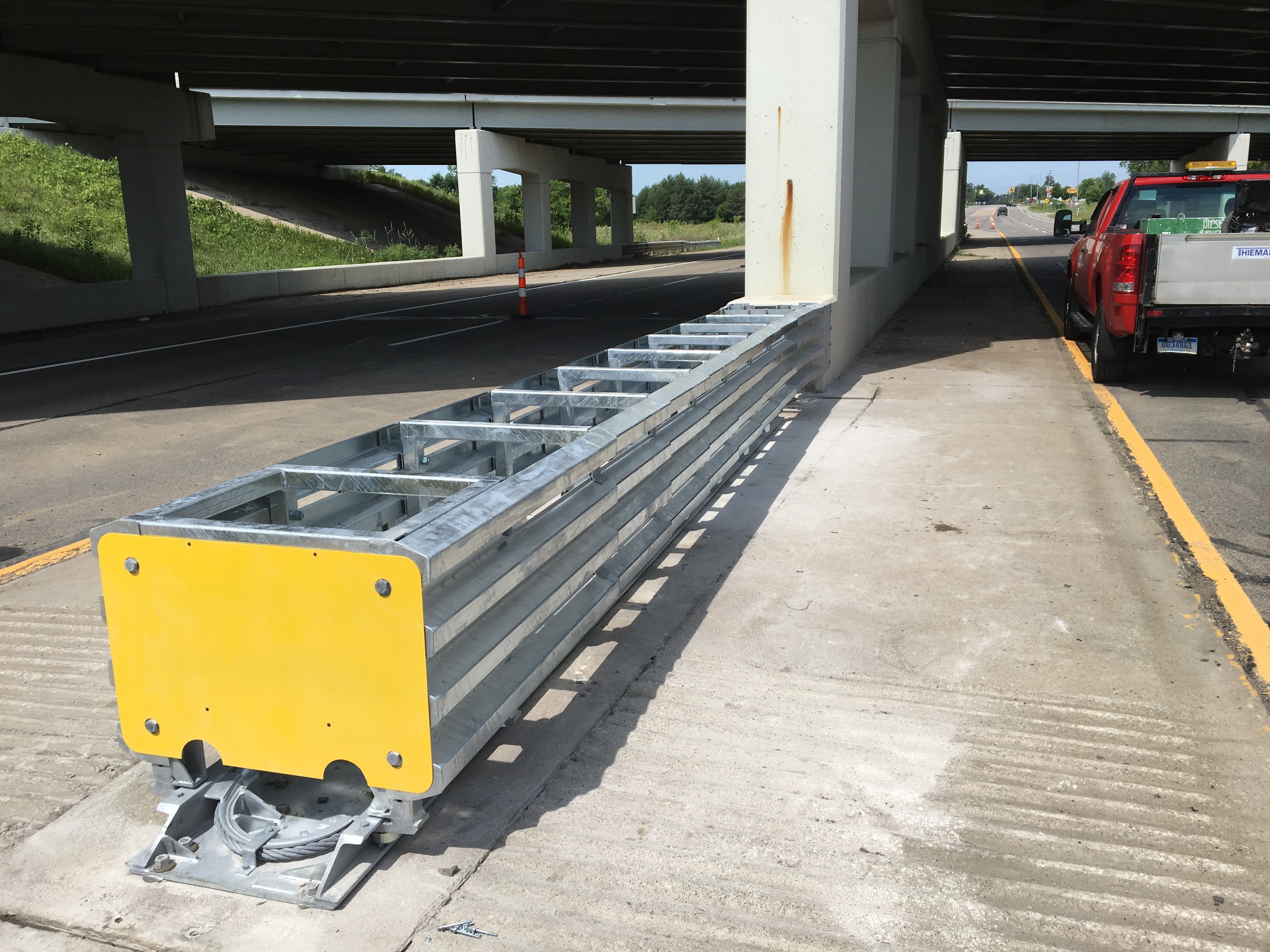 SCI Smart Cushion Attenuator installed Oakland Engineering